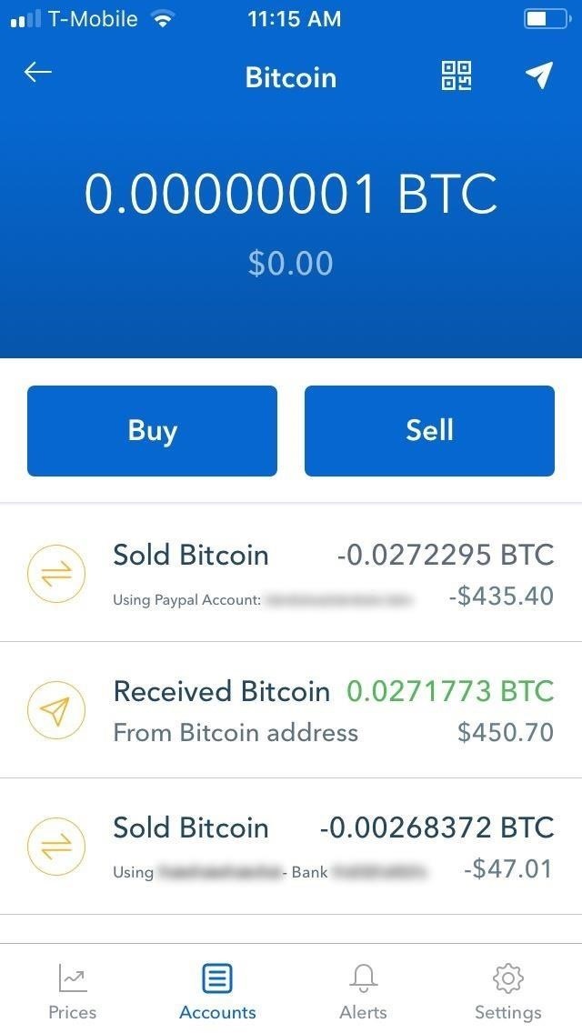 buy bitcoin on paypal or coinbase